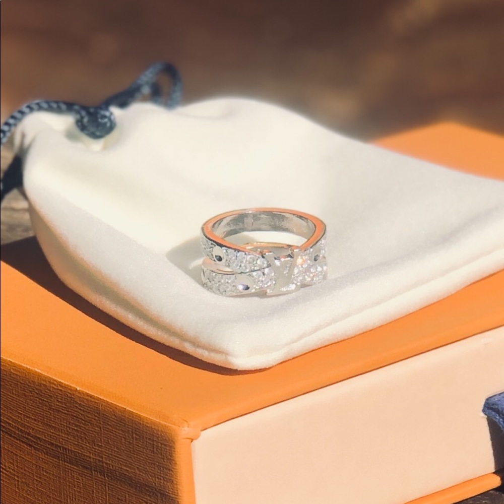 Sterling Silver Statement Ring Size 7 - image 1